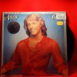 Andy Gibb Shadow Dancing 12" LP Vinyl Record Album Disco RSO Bee Gees.